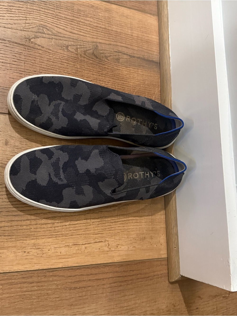 Rothy's Slip-On Sneaker in Black Camo
